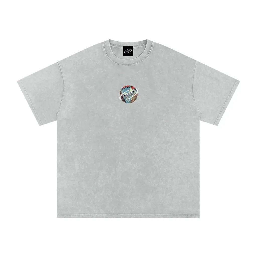 Future Memory - Snow Washed Oversized Cotton T-Shirt
