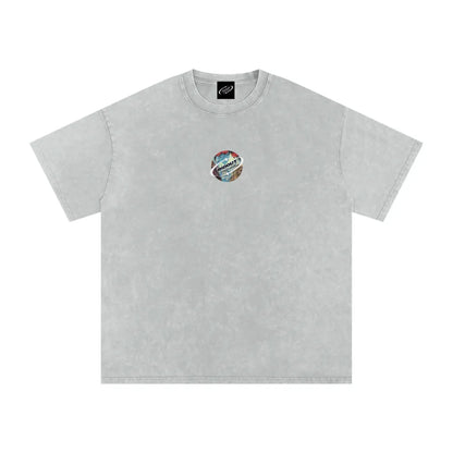 Future Memory - Snow Washed Oversized Cotton T-Shirt