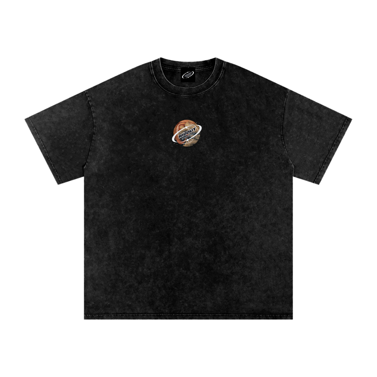 Ashen Serenity - Snow Washed Oversized Cotton T-Shirt