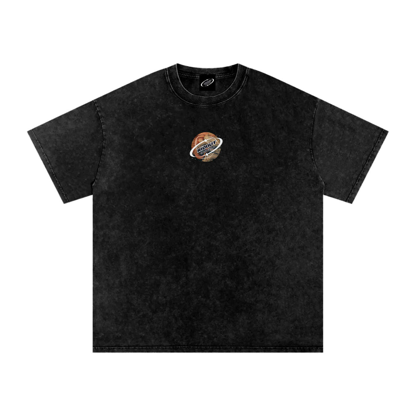 Ashen Serenity - Snow Washed Oversized Cotton T-Shirt